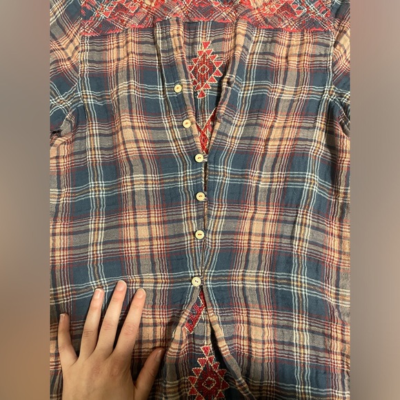 Johnny Was Embroidered Flannel - Picture 8 of 8